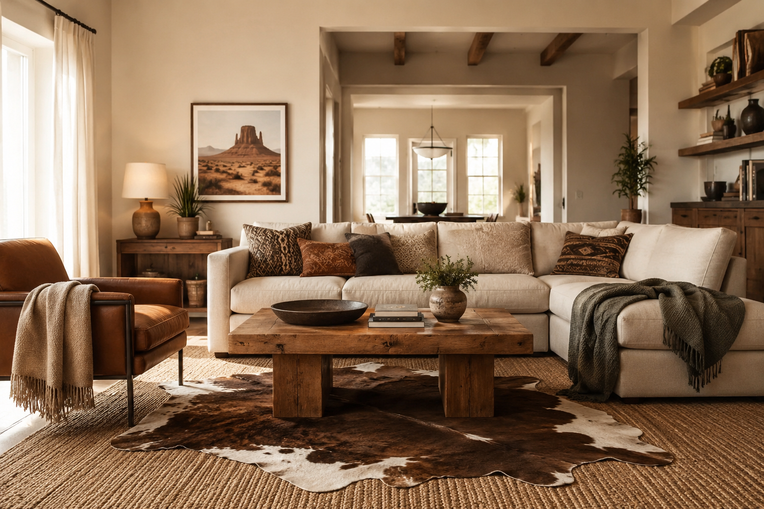 Bring in Cowhide and Animal Prints Carefully